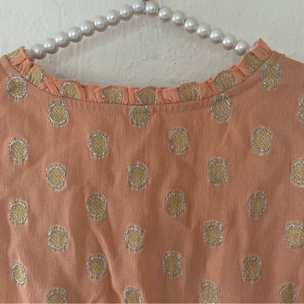Anthropologie Raga Kenna Metallic-Dot Dress - Picture 11 of 12